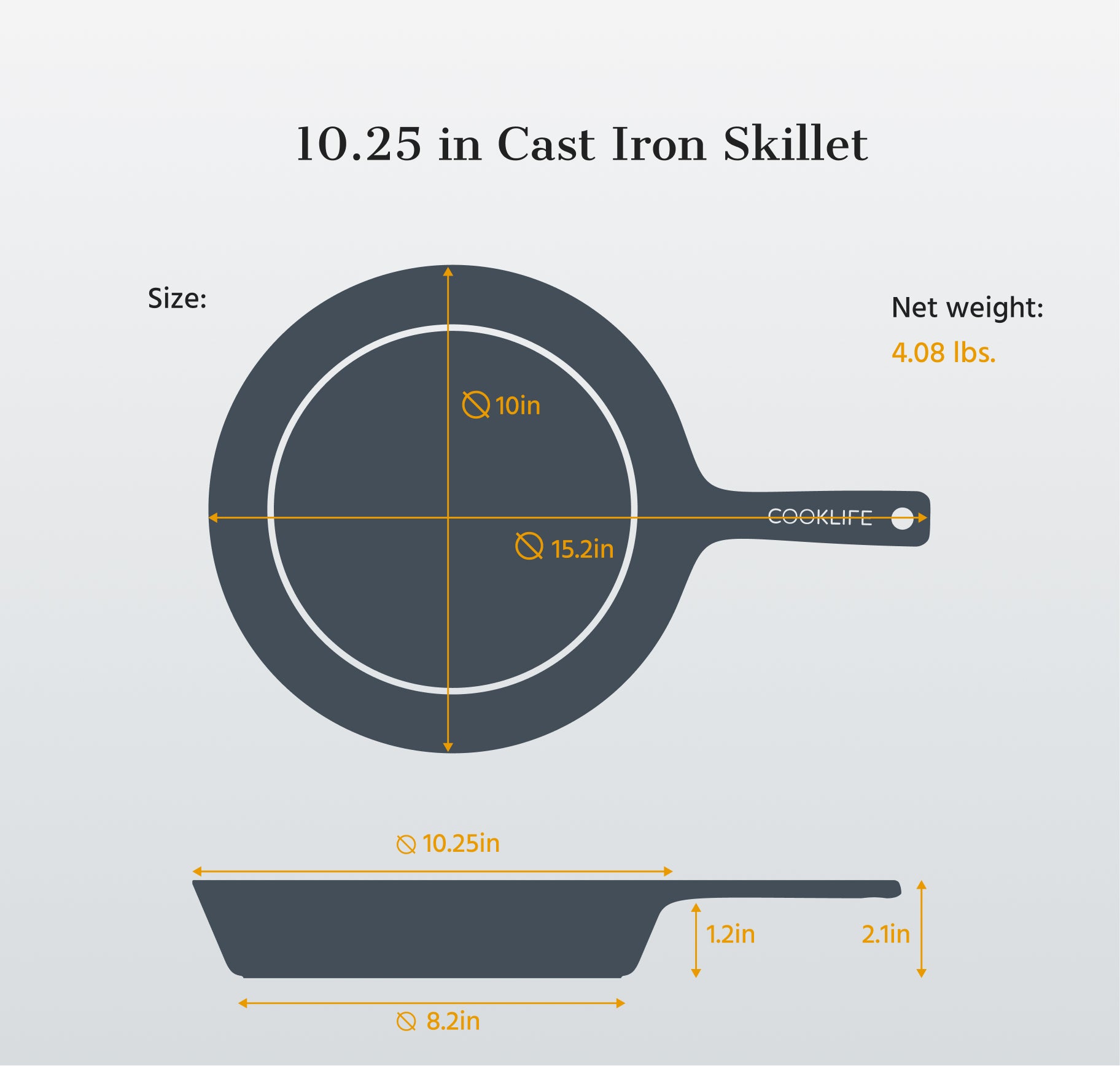10 Inch Cast Iron Skillet