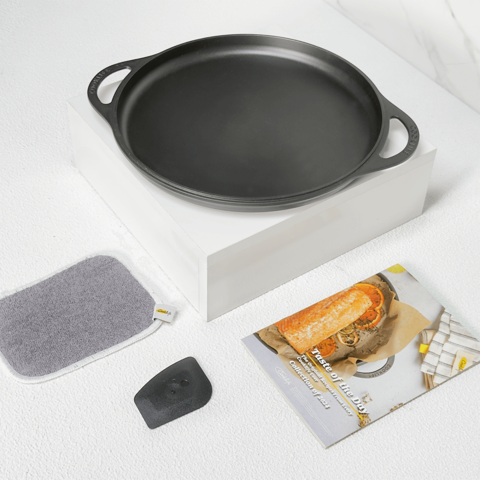 12 Inch Cast Iron Double-handled Griddle