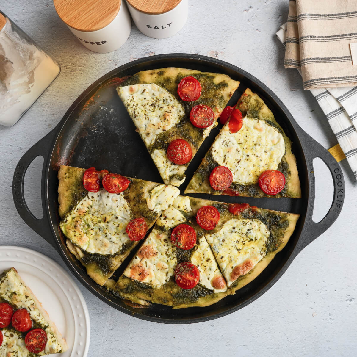 12 Inch Cast Iron Double-handled Griddle