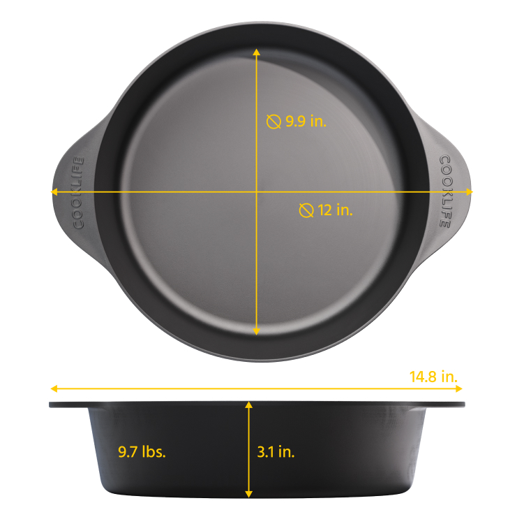 5.5 Quart Cast Iron Dutch Oven_up view