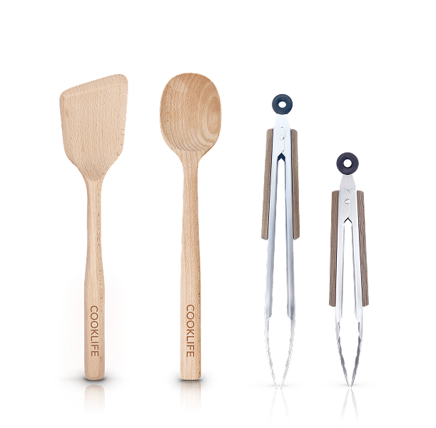 Cooklife 4-Piece Kitchen Utensils Bundle