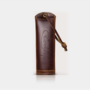 Leather Handle Holder (Dark Brown)