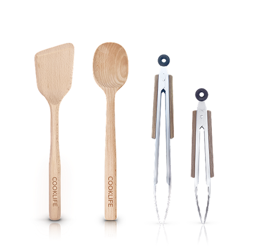 [CPP-KIT-4-G] Cooklife 4-Piece Kitchen Utensils Bundle